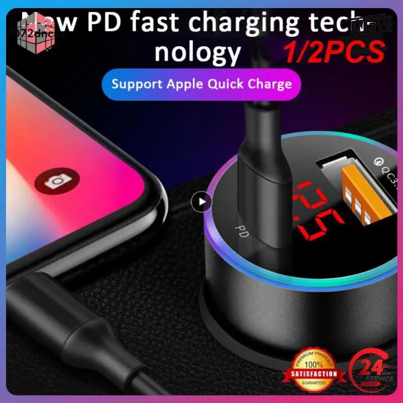     PD QC3.0  , LED  ÷, 12V, 24V,  USB , , 1 , 2 